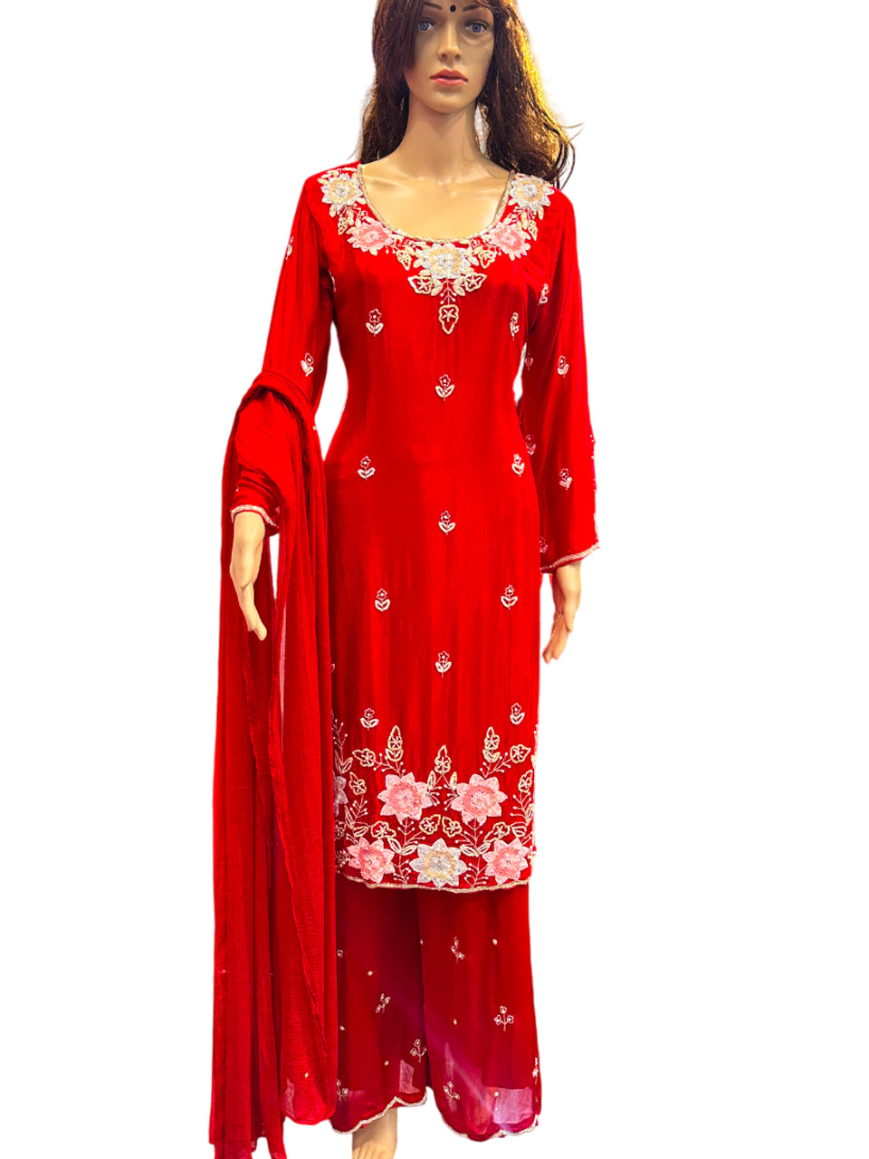 Teej Special Hand Work Kurta Suit R2